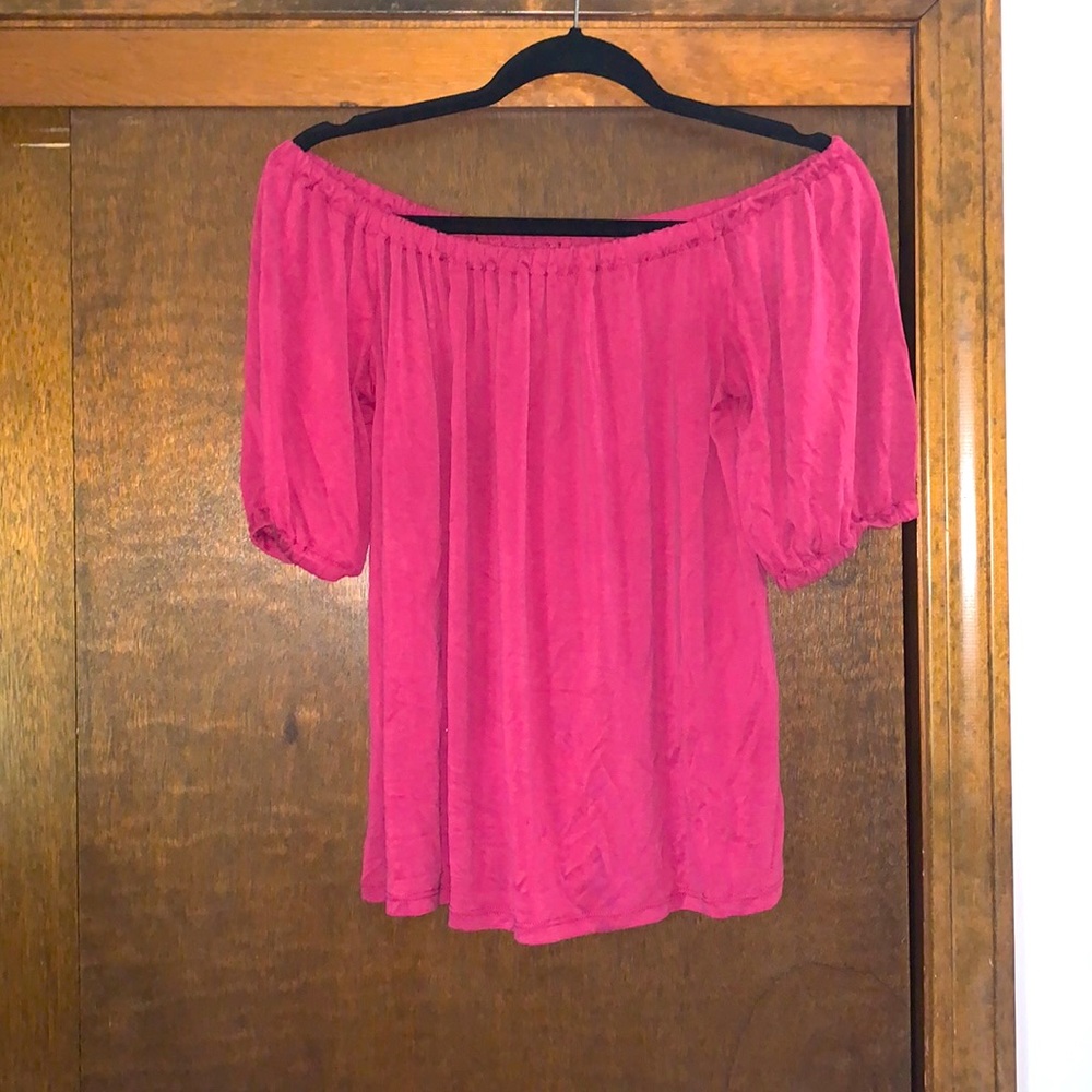 Loft off the shoulder top